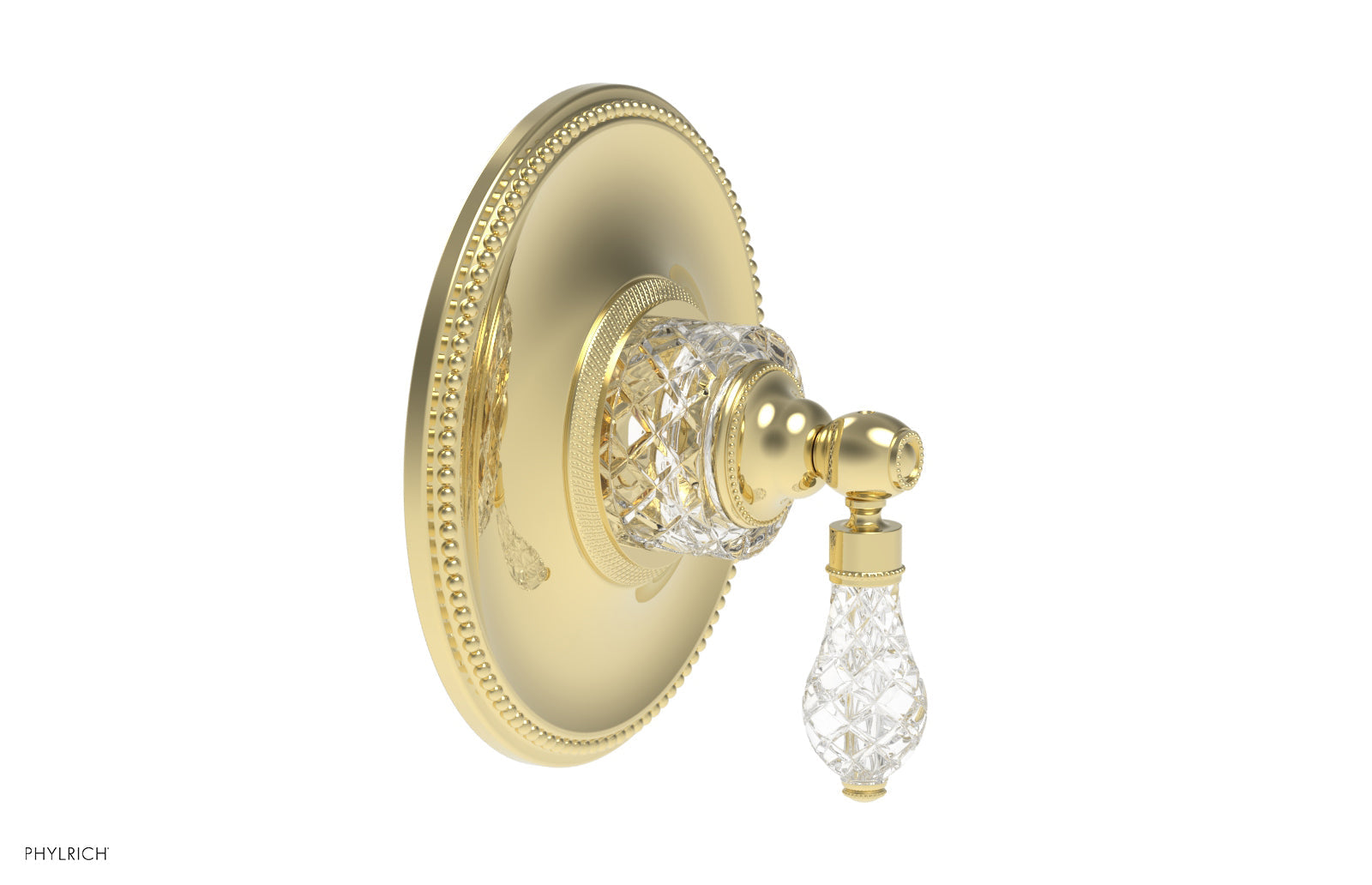 Phylrich REGENT CUT CRYSTAL 1/2" Thermostatic Shower Trim