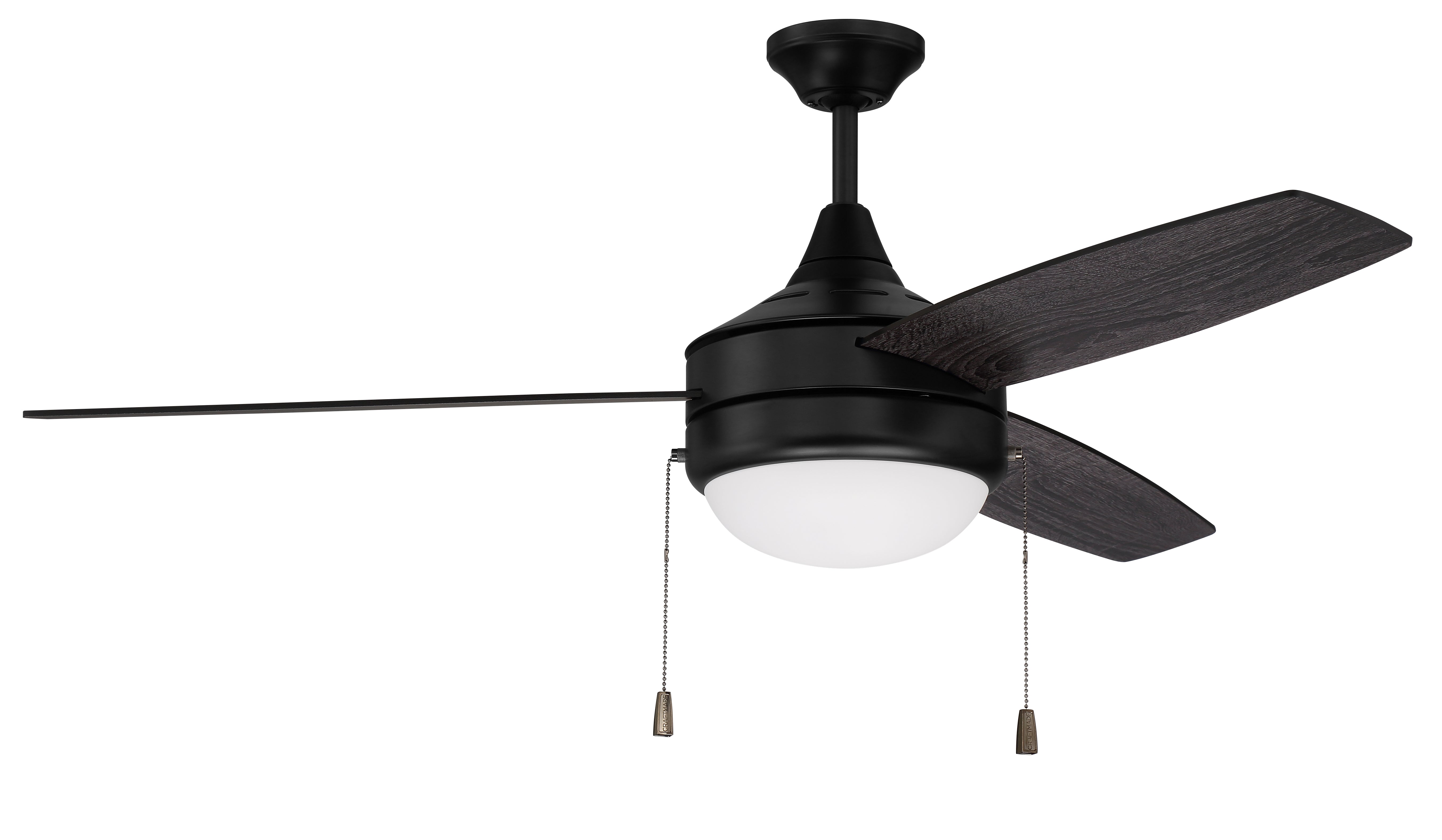 flat black ceiling fans