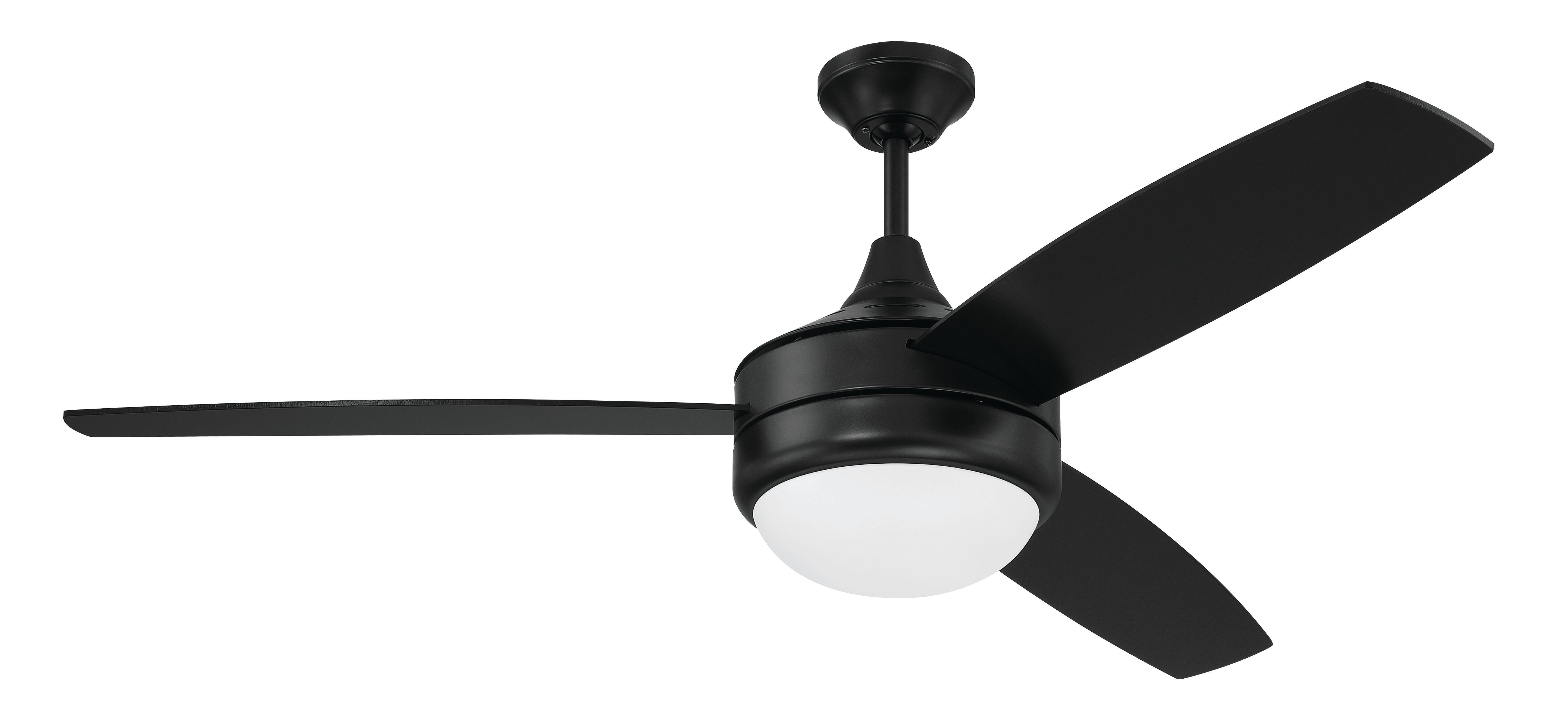 flat black ceiling fans