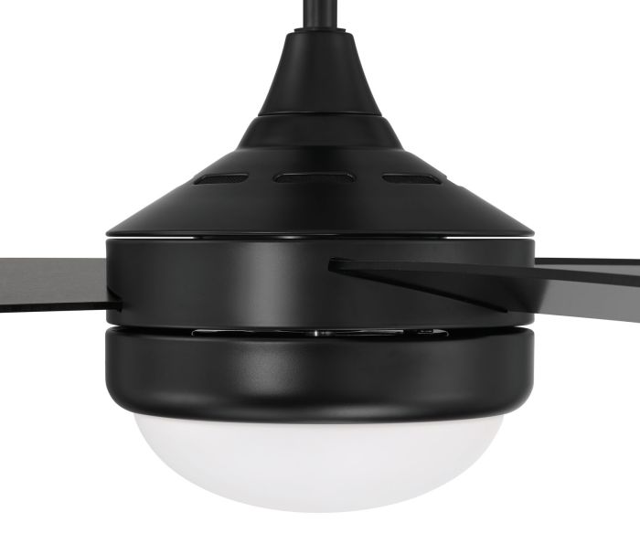 flat black ceiling fans