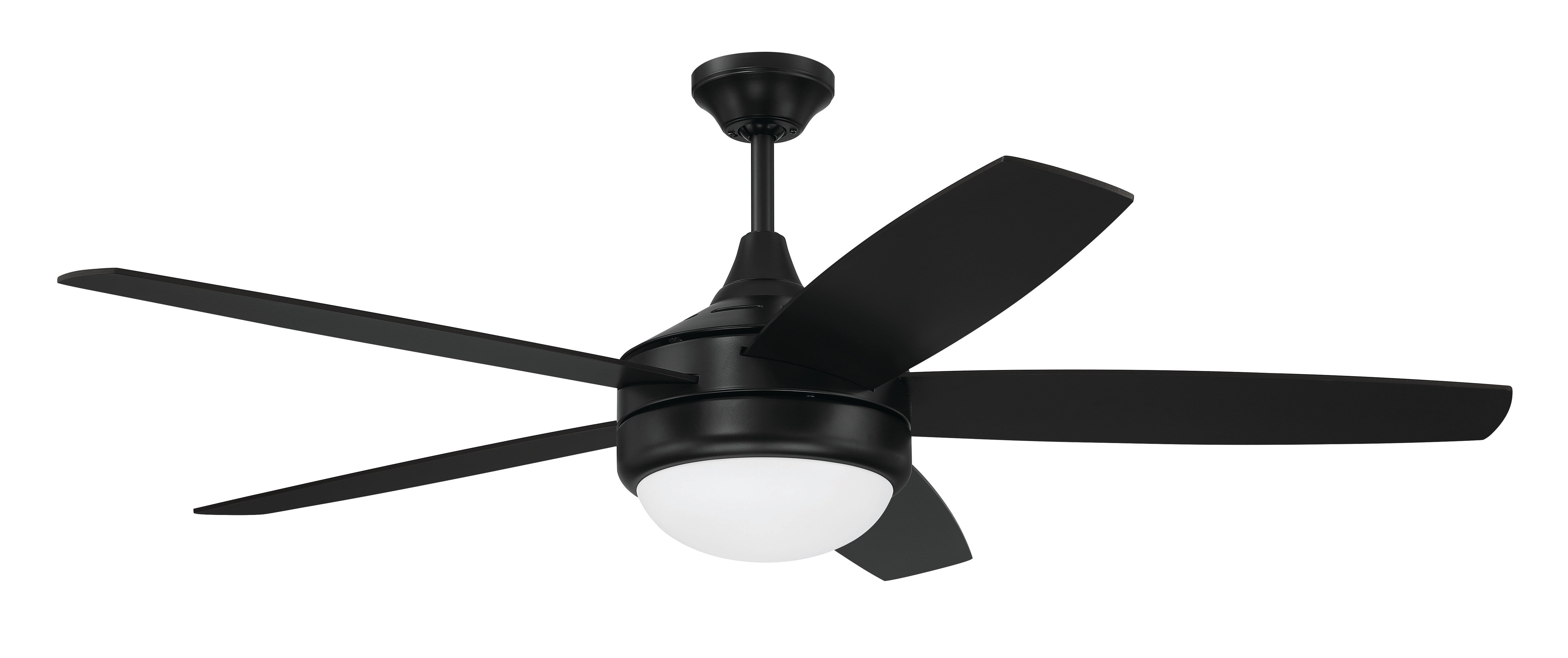flat black ceiling fans