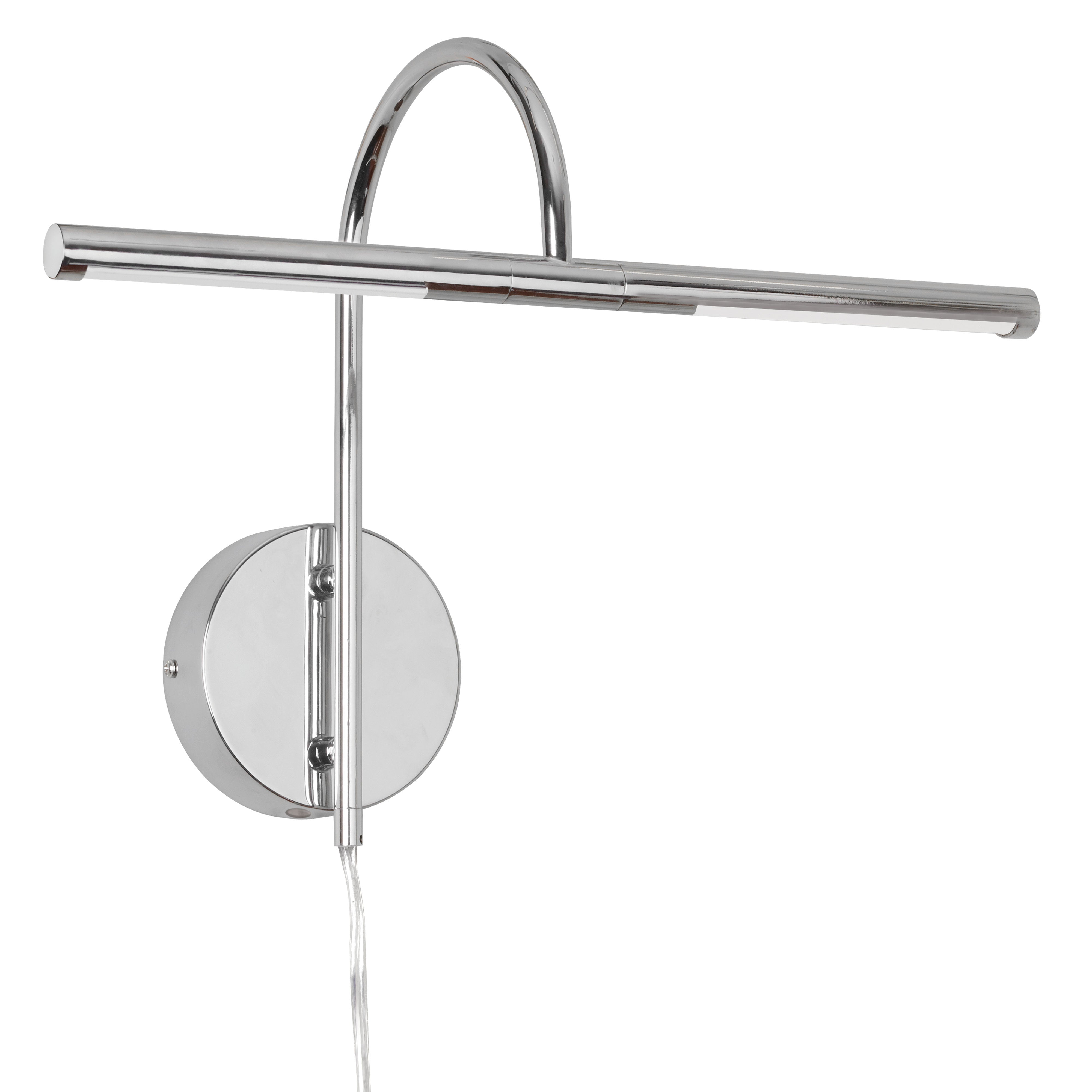 polished chrome wall mount