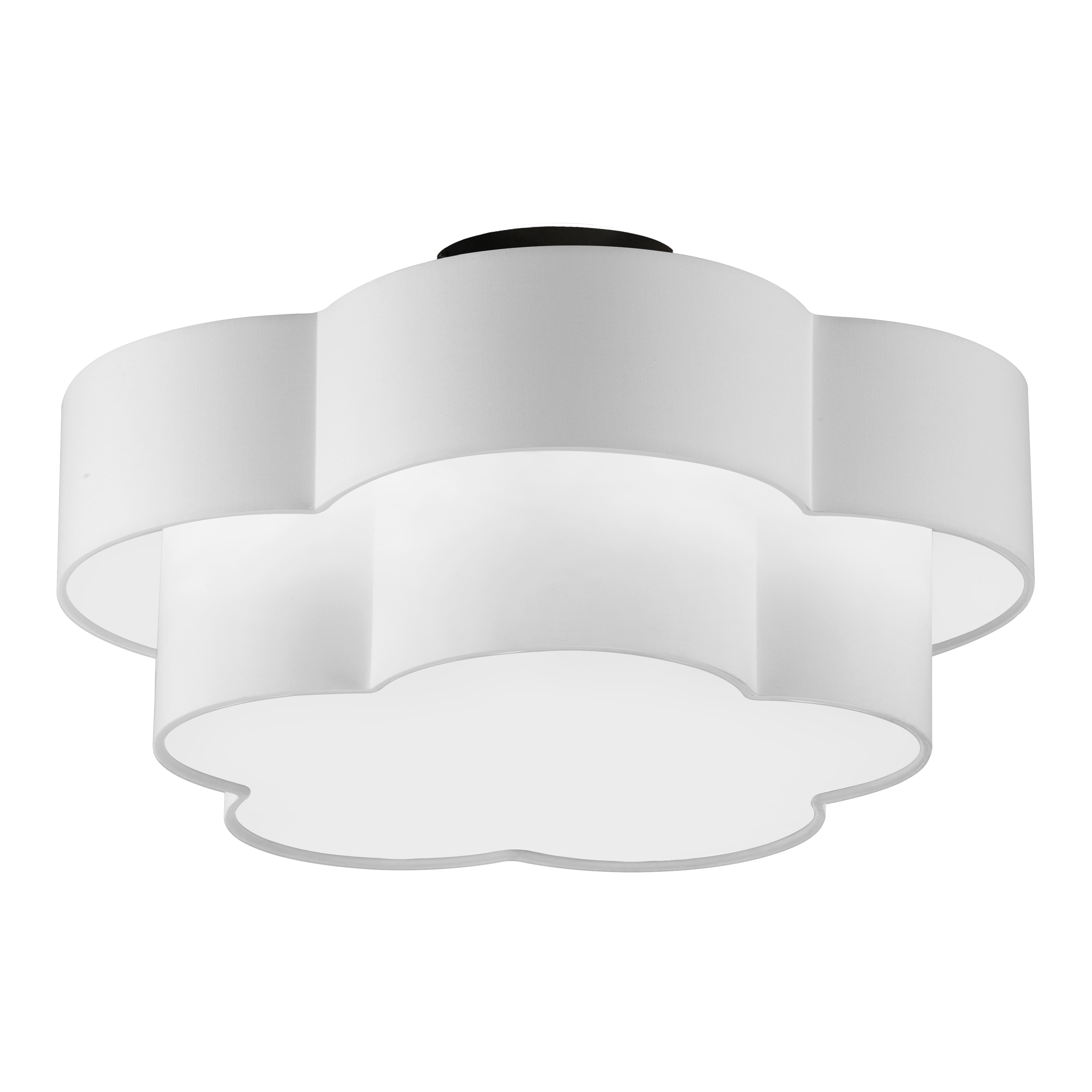 Dainolite 3 Light Incandescent Flush Mount by Dainolite
