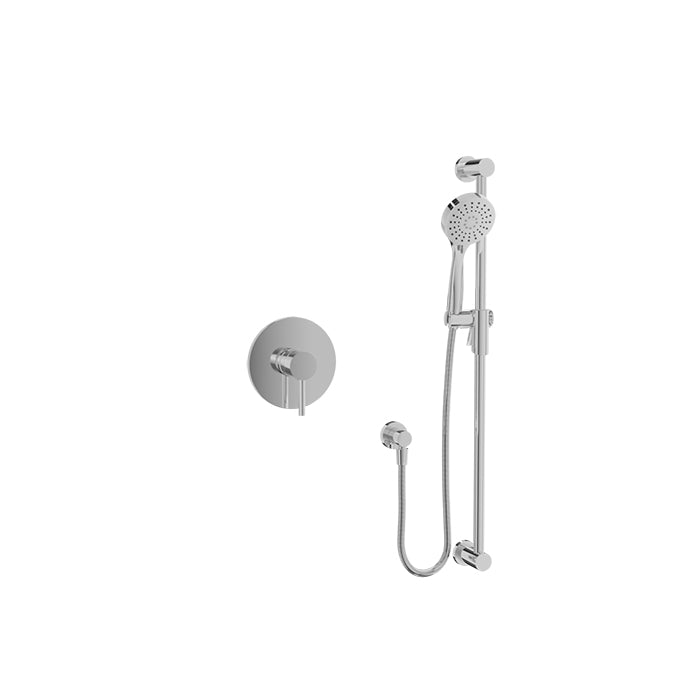 chrome shower kit