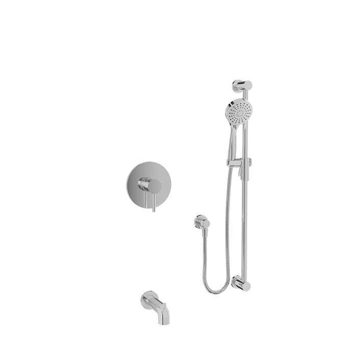 chrome shower kit