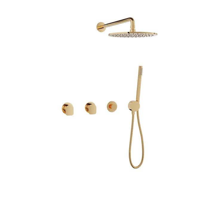 Baril Sens Complete Thermostatic Shower Kit - Non-Shared Ports by Baril