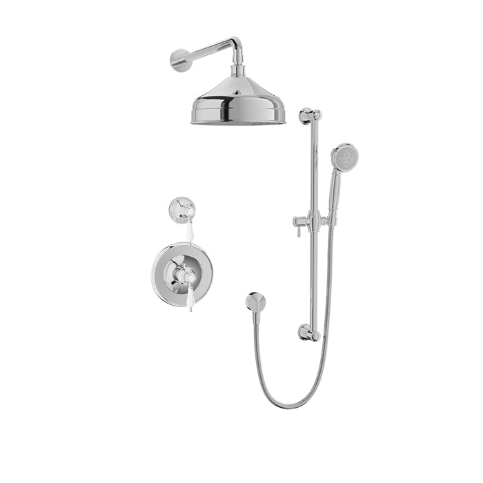 Baril Victoire Complete Thermostatic Shower Kit - Non-Shared Ports