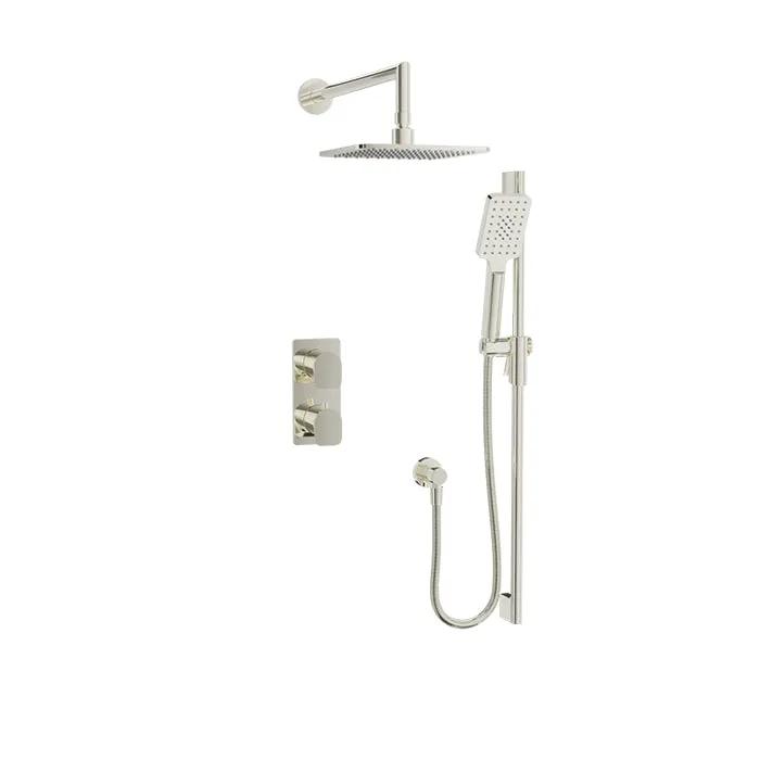 Baril Petite Complete Thermostatic Pressure Balanced Shower Kit by Baril