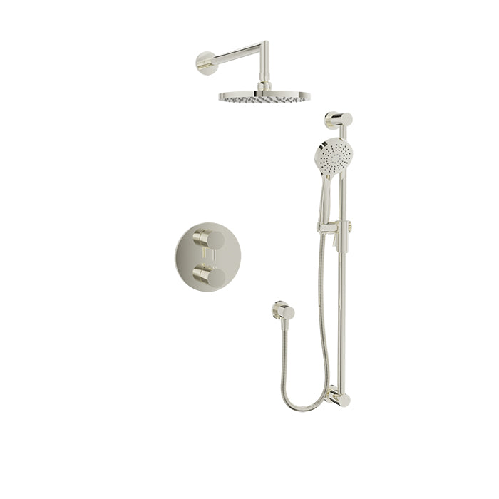 Baril Zip Complete Thermostatic Pressure Balanced Shower Kit - Non-Shared Ports