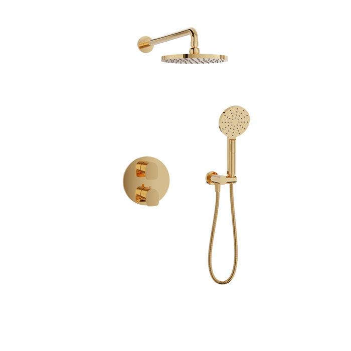 Baril Sens Complete Thermostatic Pressure Balanced Shower Kit - Non-Shared Ports