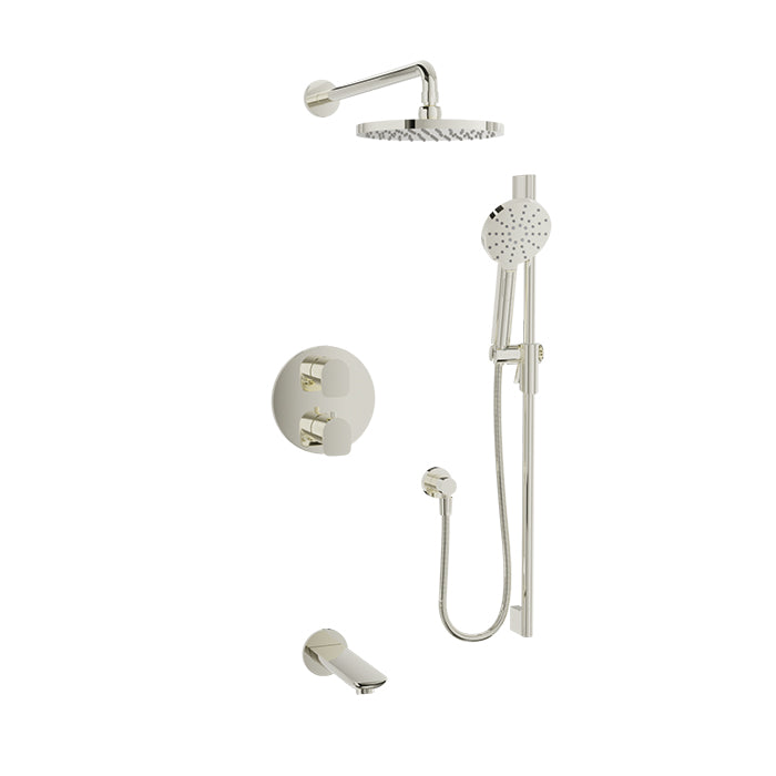 Baril Sens Complete Thermostatic Pressure Balanced Shower Kit - Non-Shared Ports