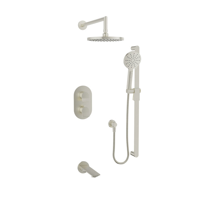 Baril Profile Complete Thermostatic Pressure Balanced Shower Kit - Non-Shared Ports