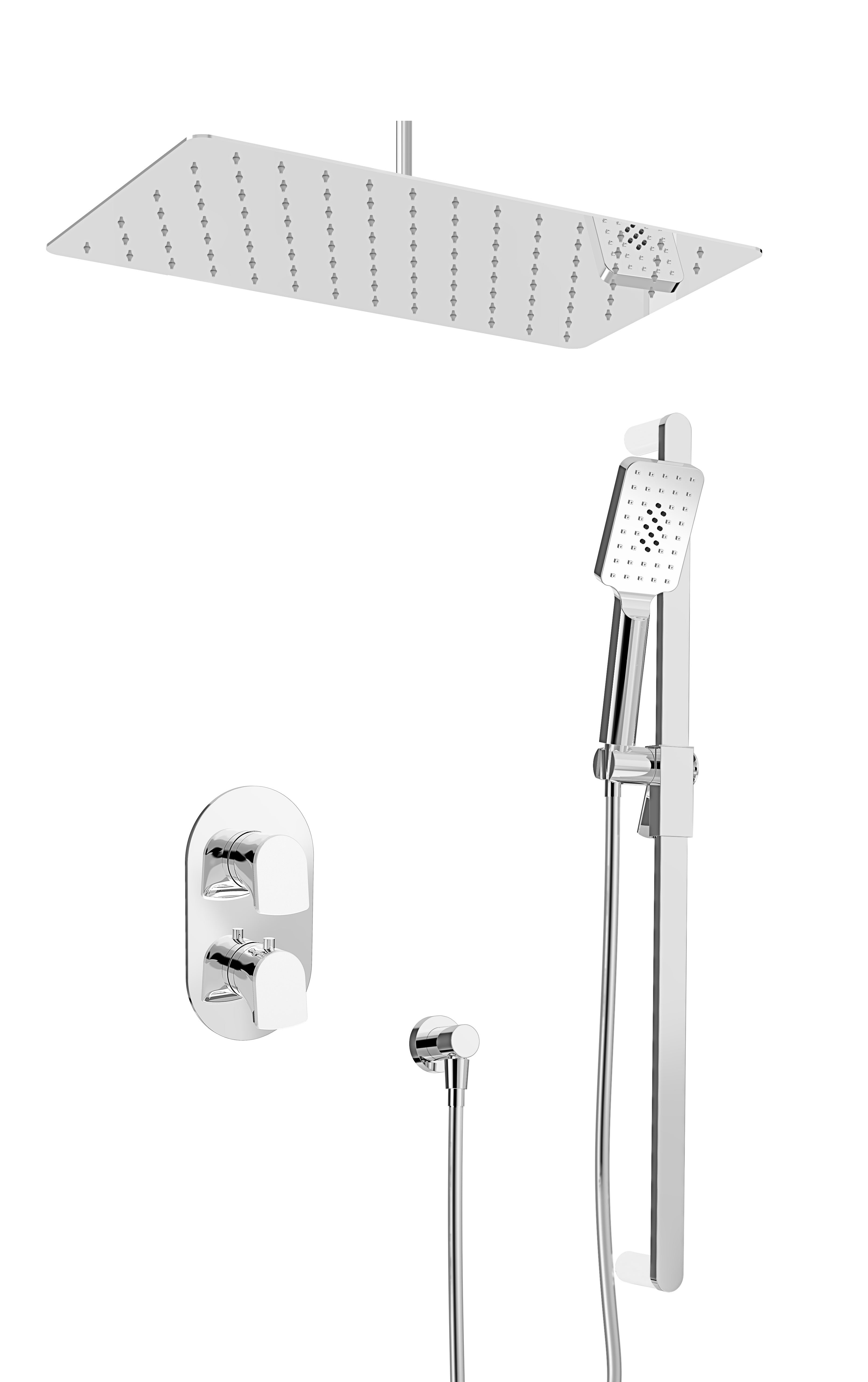 Baril Accent Complete Thermostatic Pressure Balanced Shower Kit