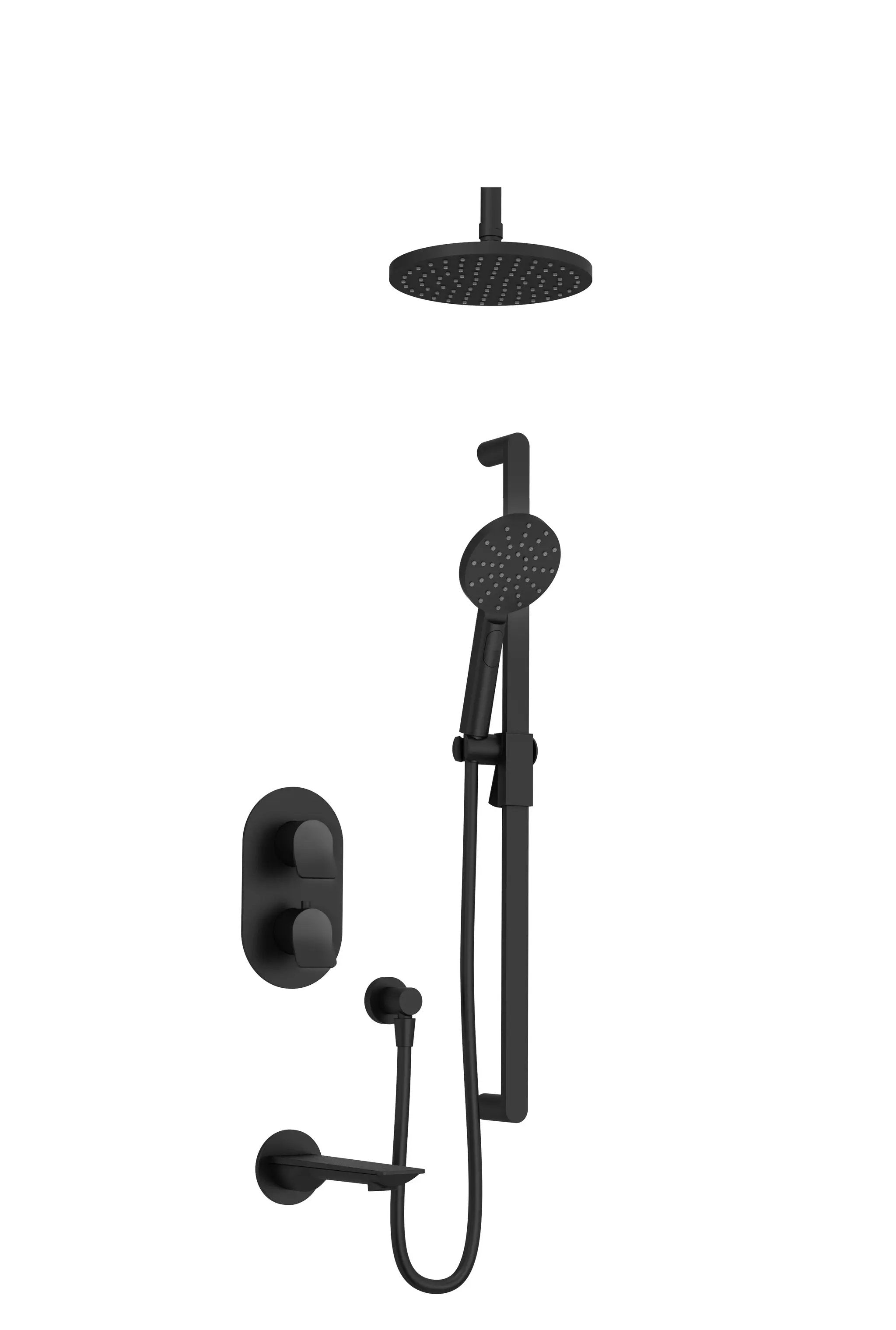 Baril Profile Complete Thermostatic Pressure Balanced Shower Kit by Baril