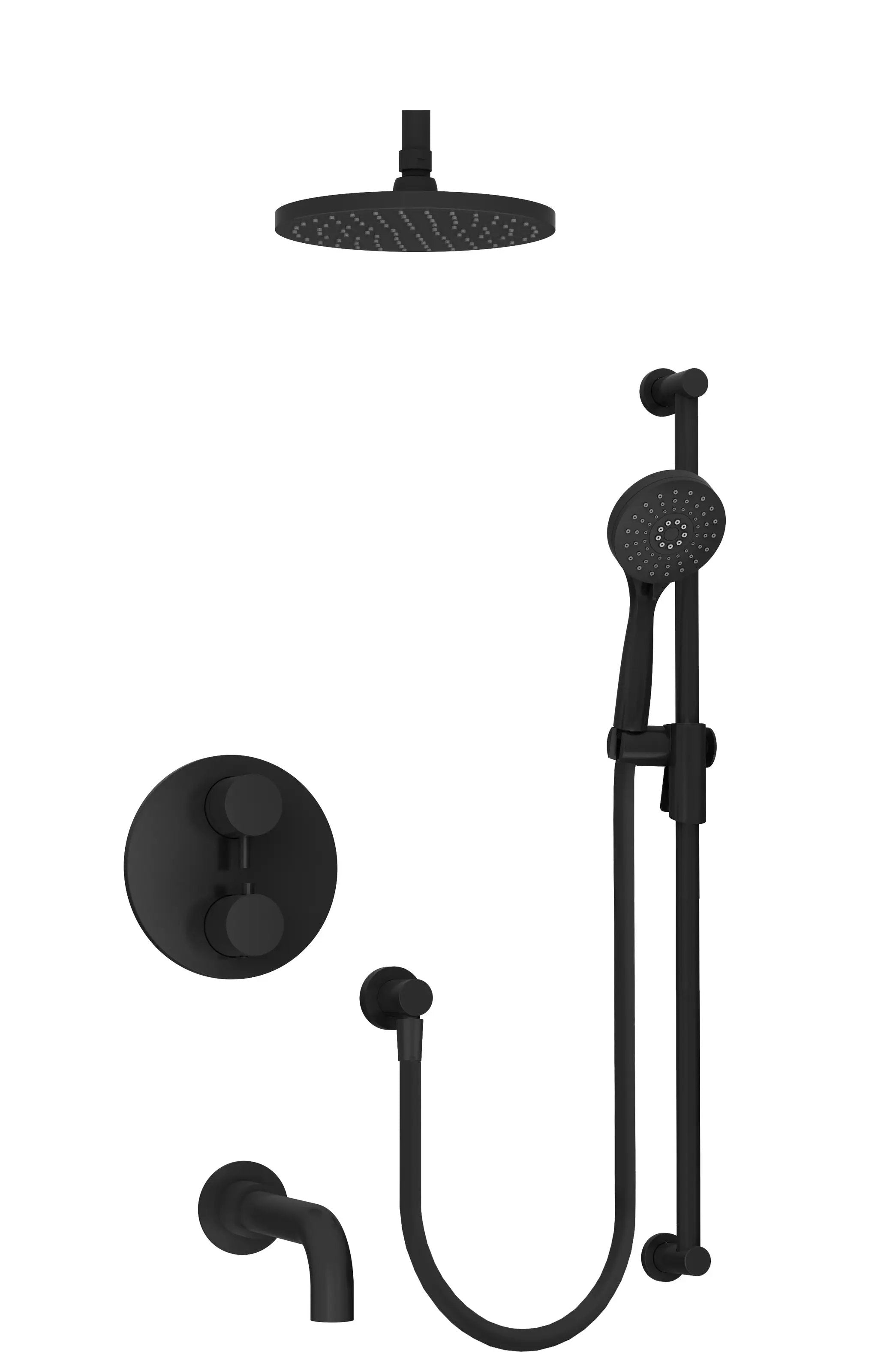 Baril Zip Complete Thermostatic Pressure Balanced Shower Kit by Baril