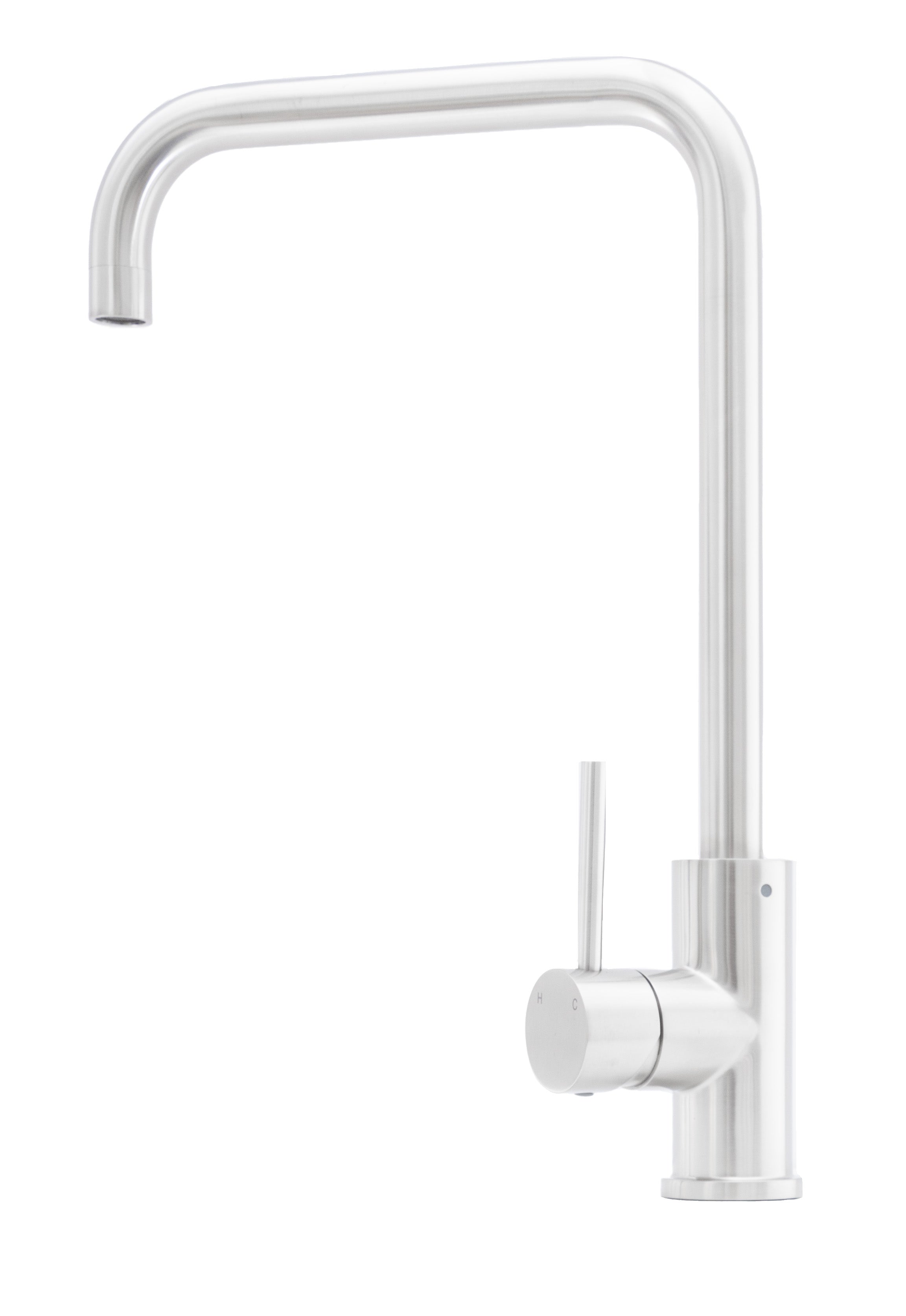 silver kitchen faucet