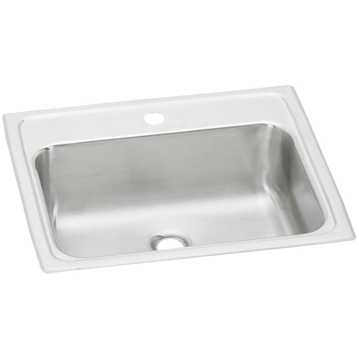 Elkay Celebrity 19" x 17" x 6-1/8" Single Bowl Drop-in Bathroom Sink with Overflow