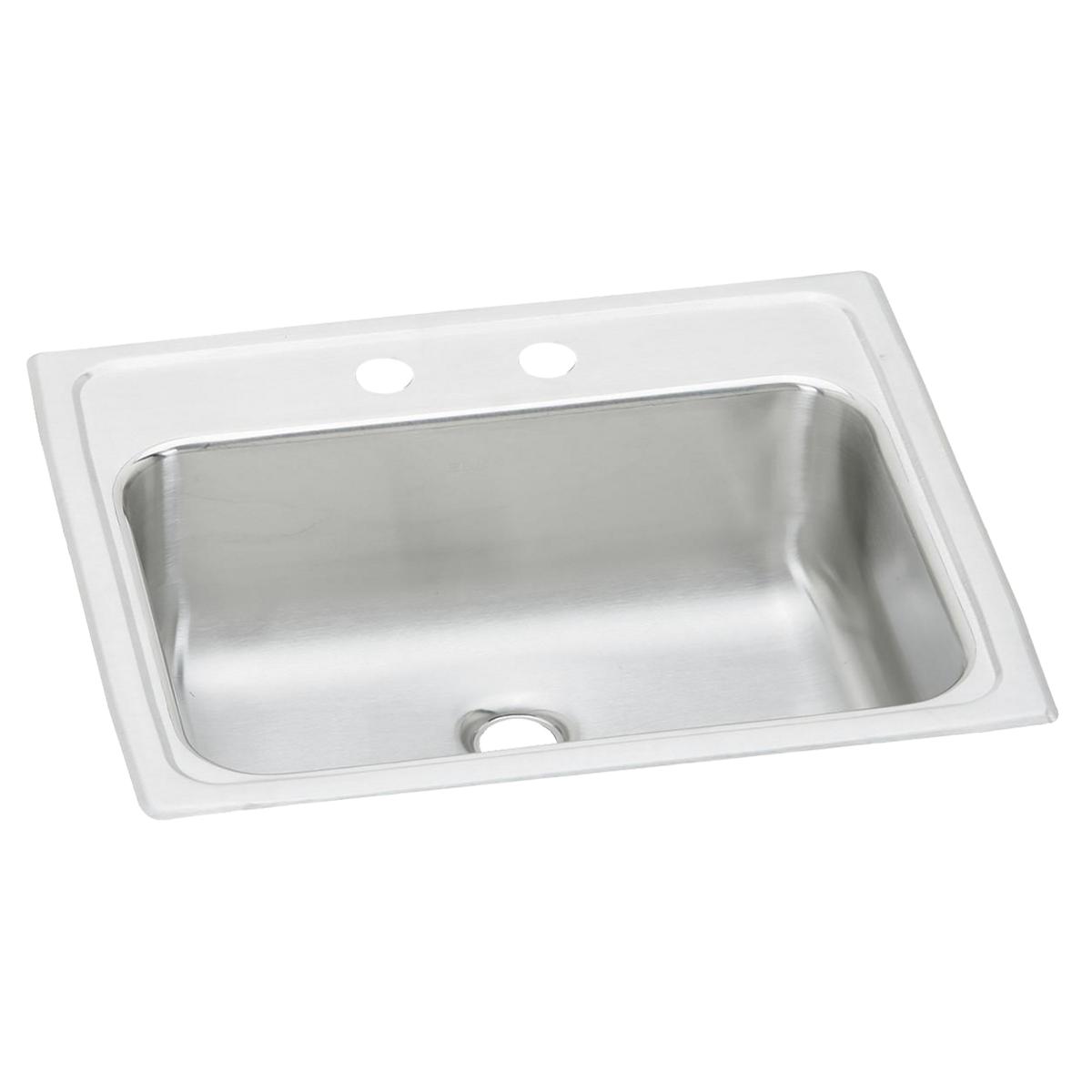Elkay Celebrity 19" x 17" x 6-1/8" Single Bowl Drop-in Bathroom Sink with Overflow