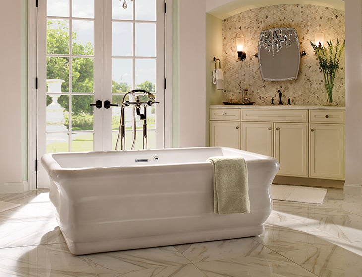 white bathtub