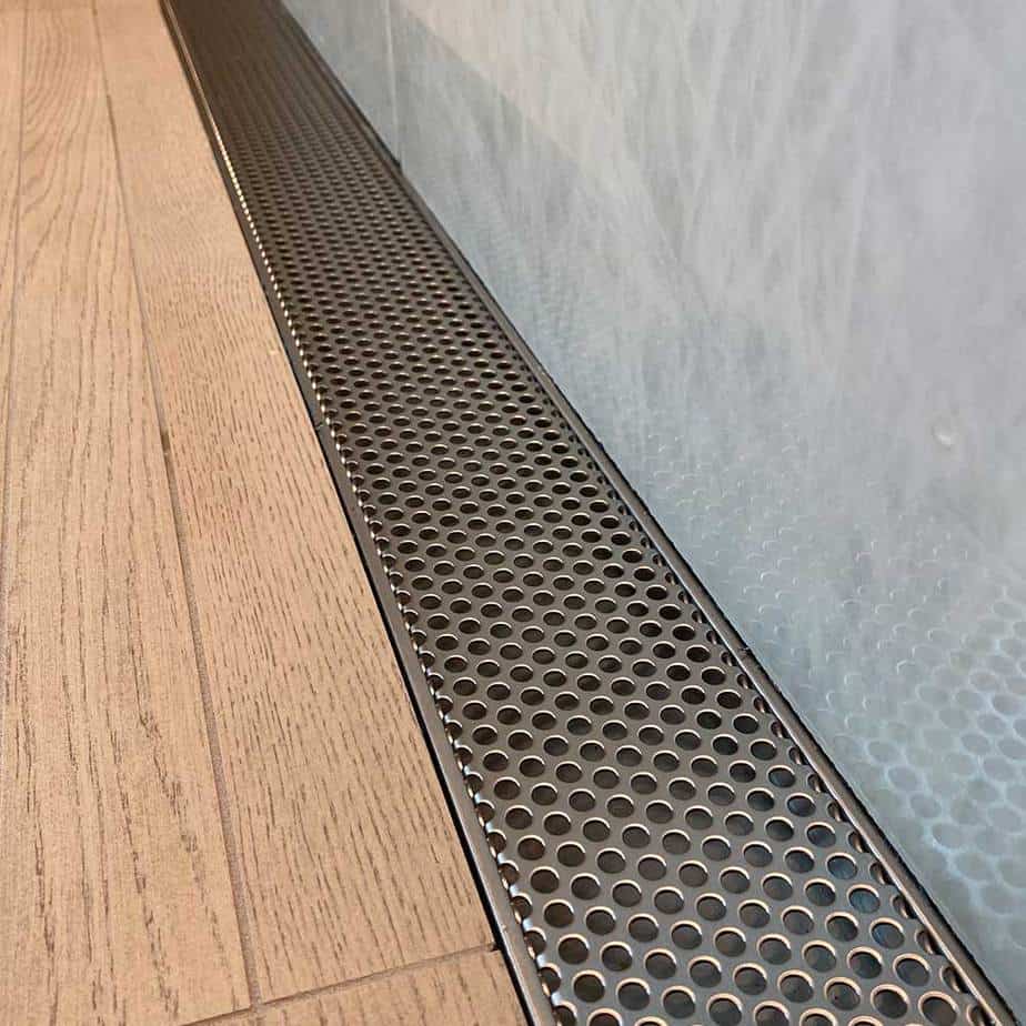 satin linear drain