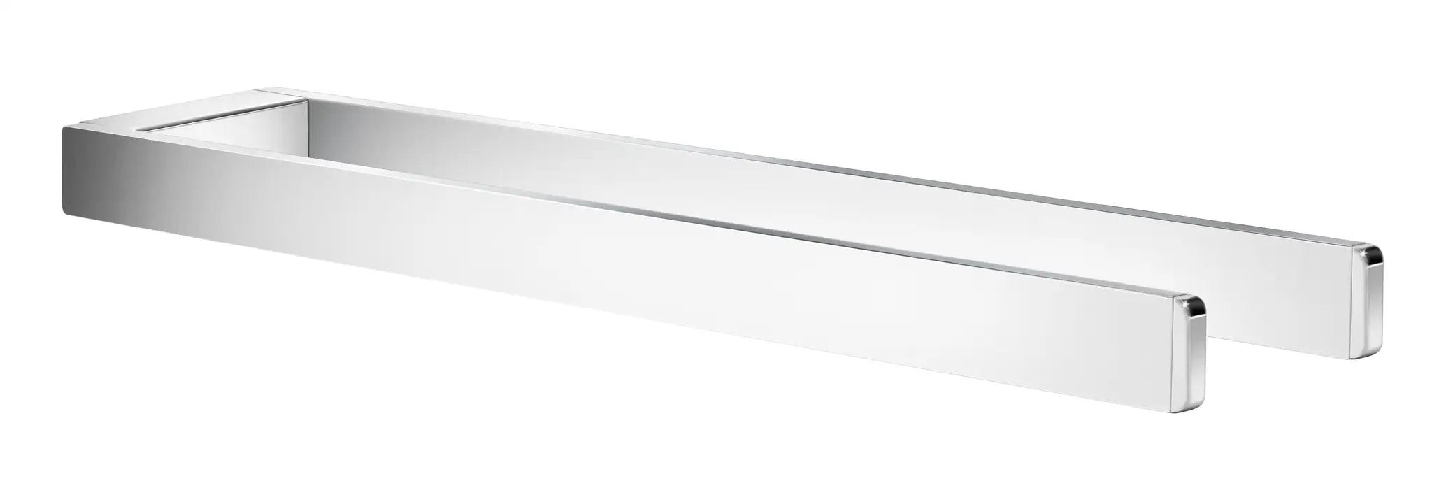 polished chrome towel rail