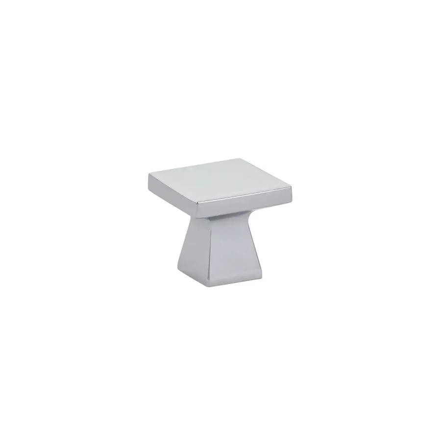 polished chrome cabinet knob