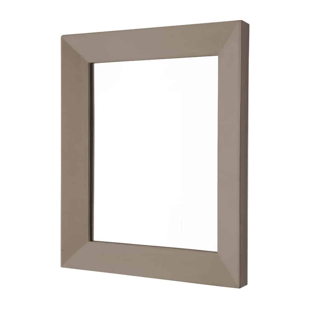 Native Trails Portola 26" Rectangle concrete mirror with tapered frame