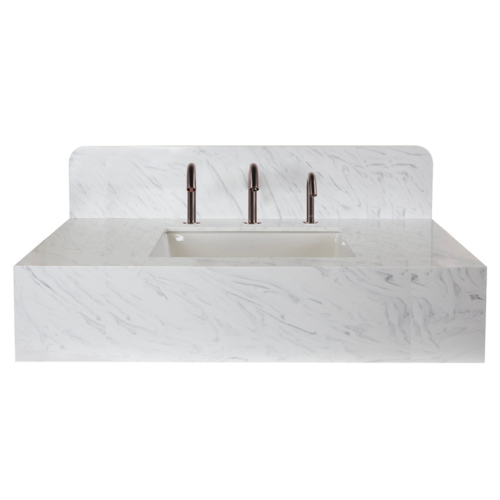 marmo solid surface vanity