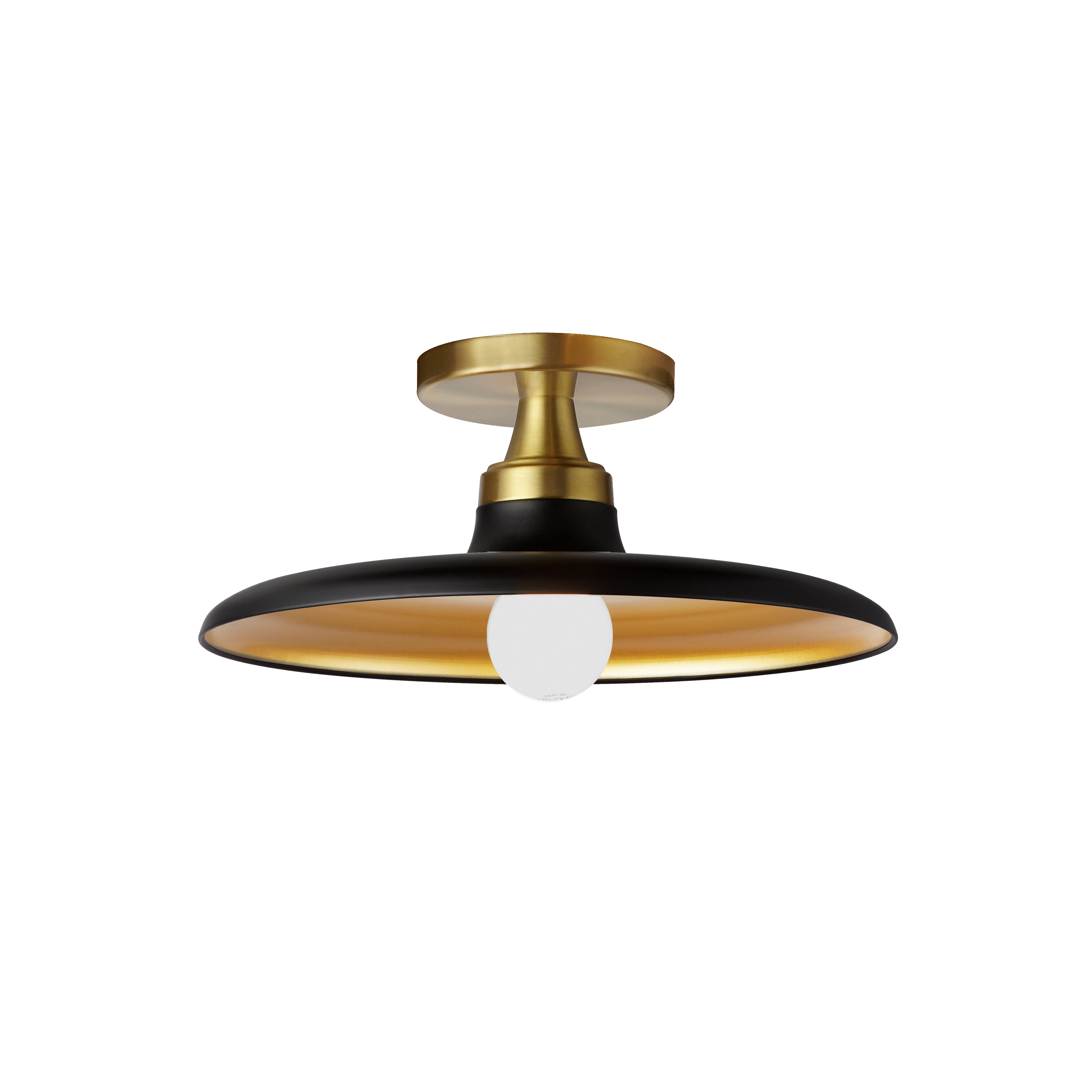 Dainolite 1 Light Semi-Flush Mount