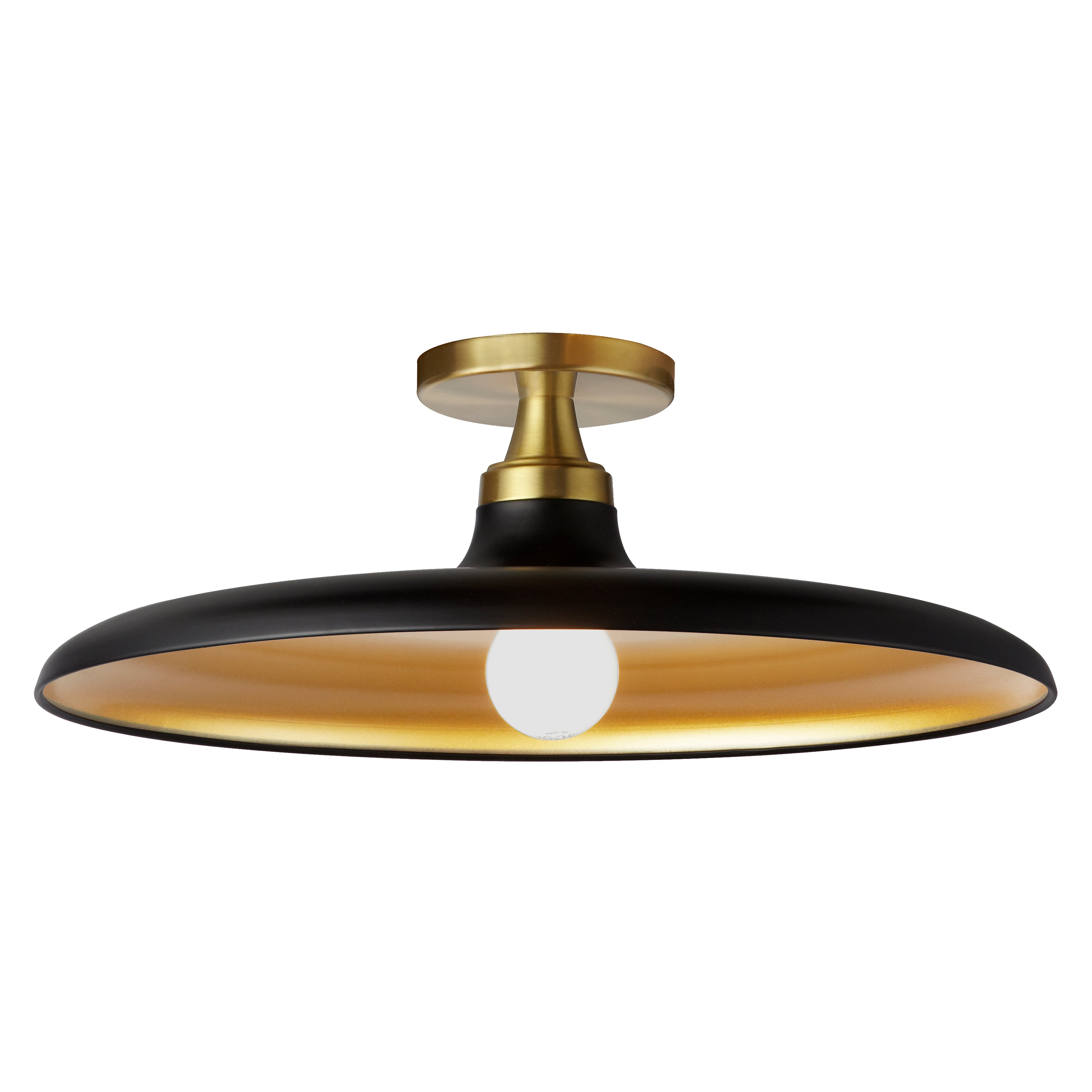 Dainolite 1 Light Semi-Flush Mount