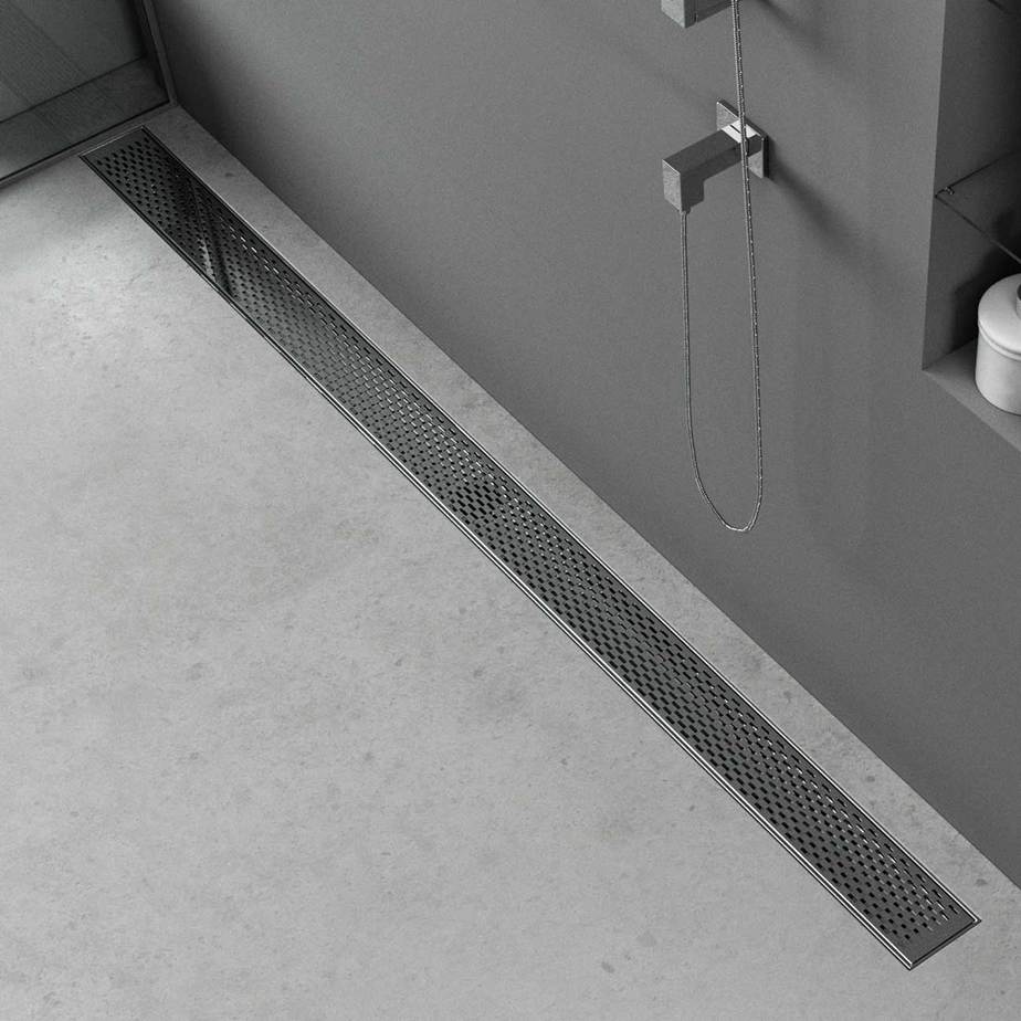 satin linear drain