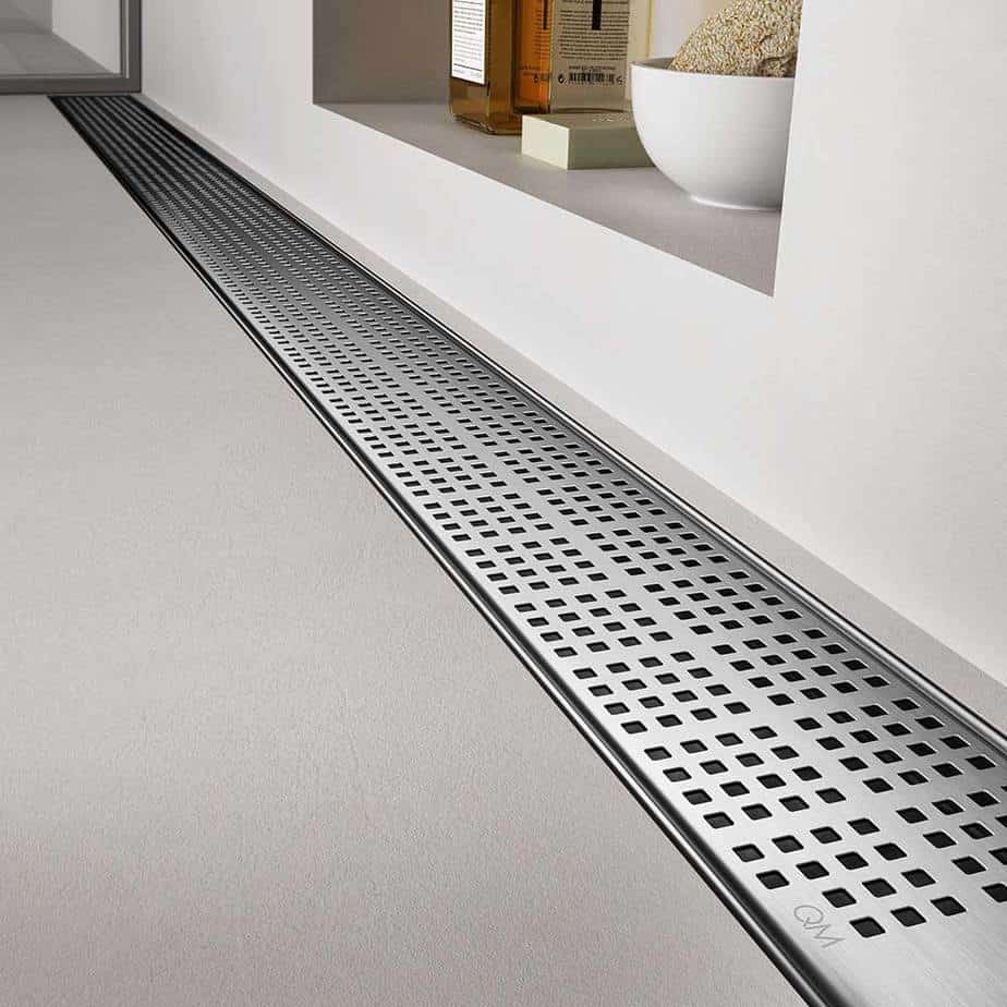 satin linear drain