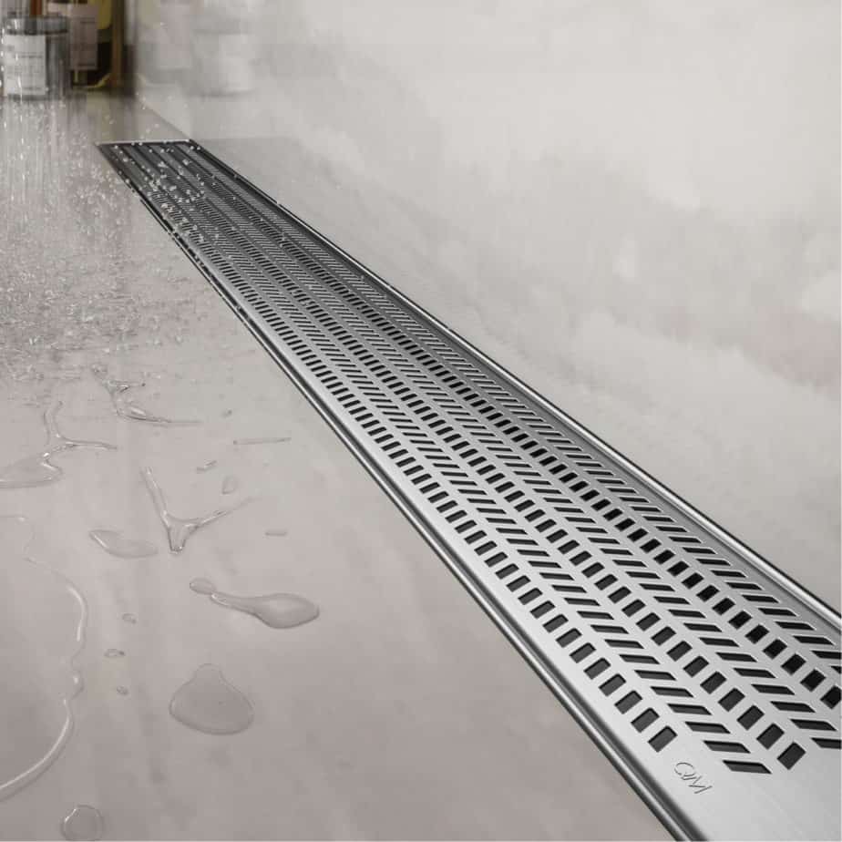 satin linear drain