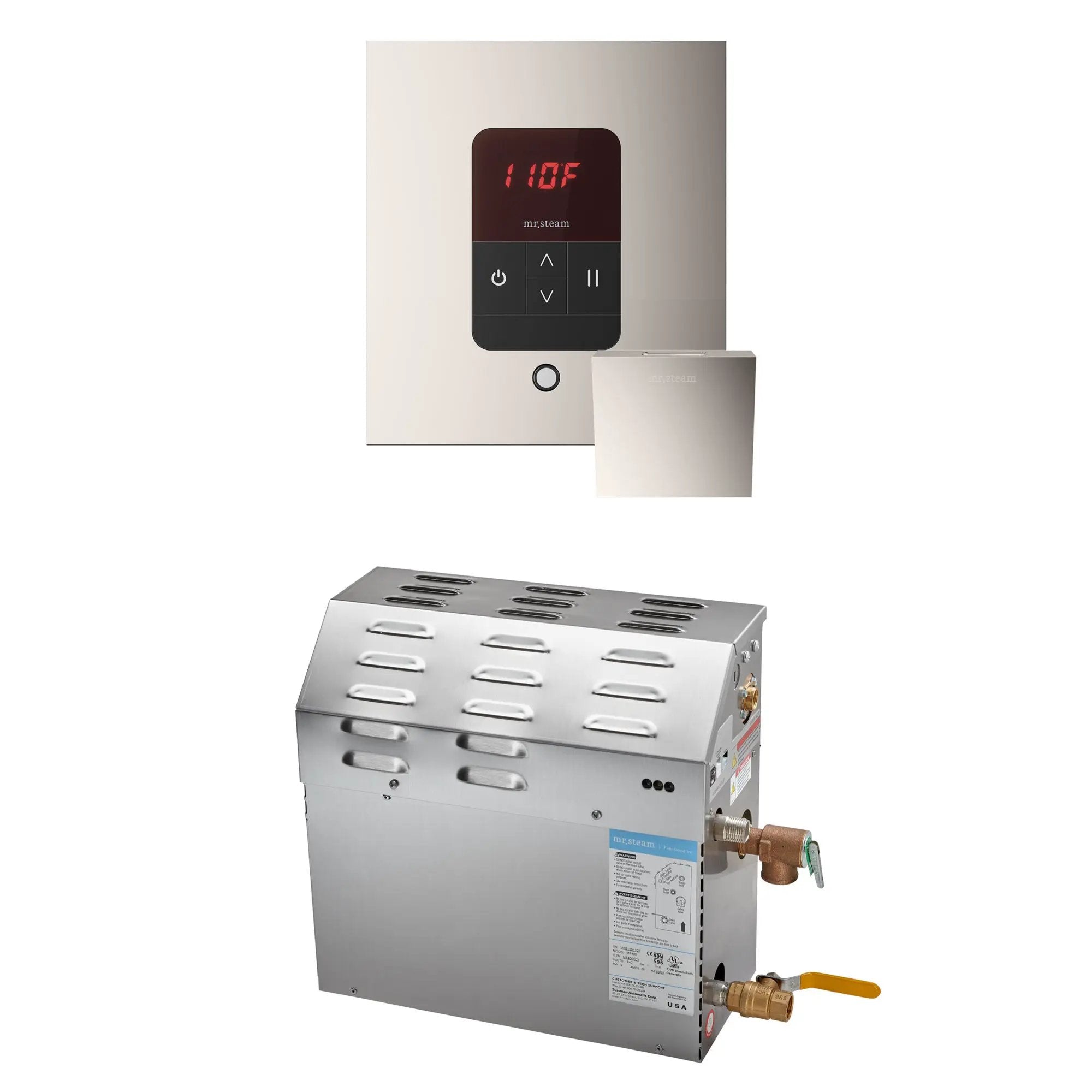 Mr Steam MS 5 kW Steam Shower Generator Package with Square iTempo Control by Mr Steam