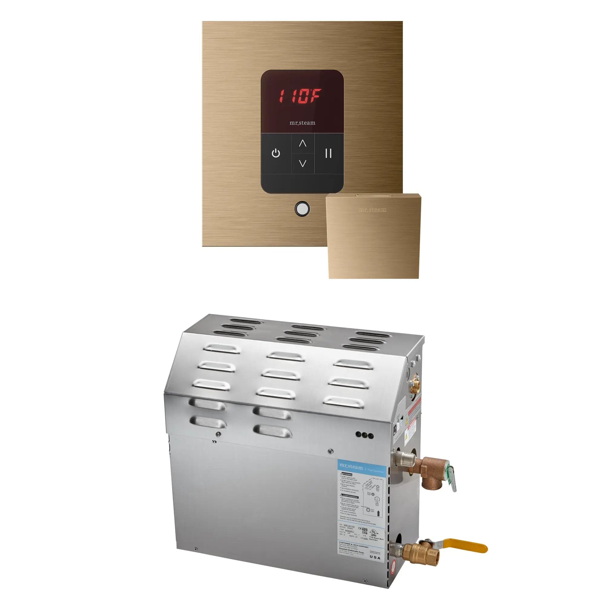 Mr Steam MS 5 kW Steam Shower Generator Package with Square iTempo Control by Mr Steam