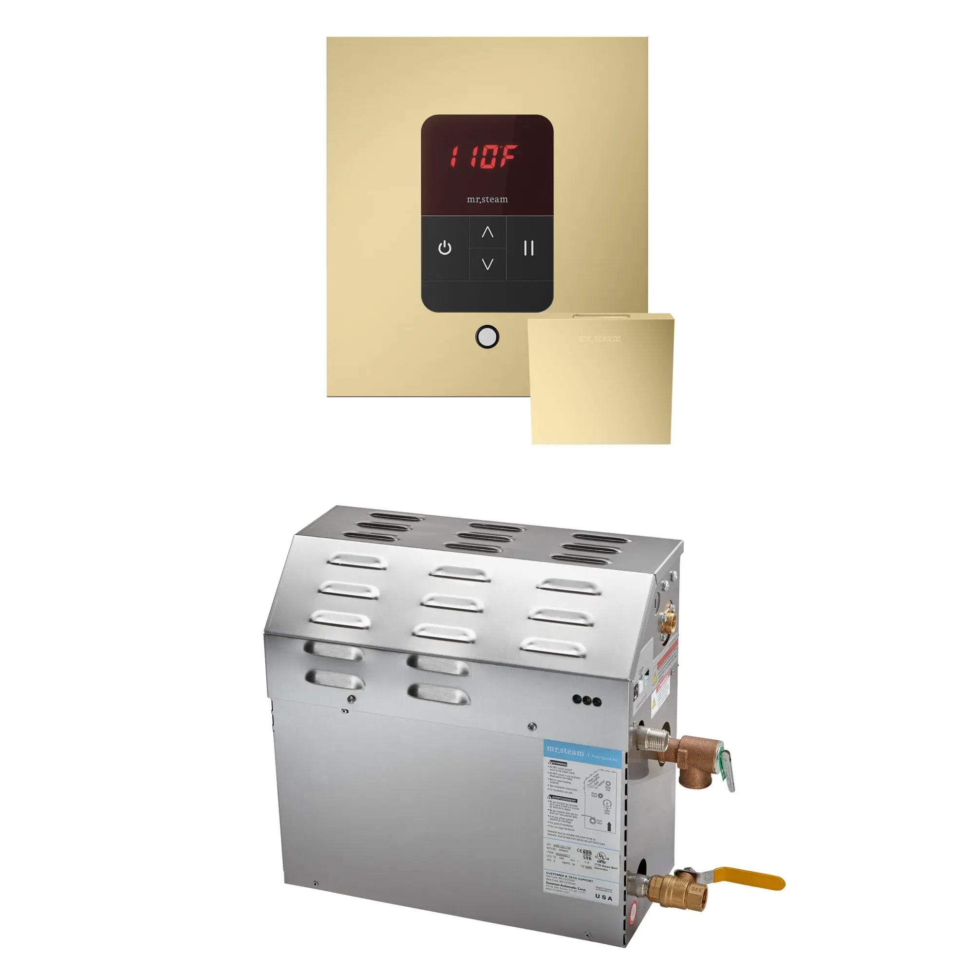 Mr Steam MS 6 kW Steam Shower Generator Package with Square iTempo Control by Mr Steam