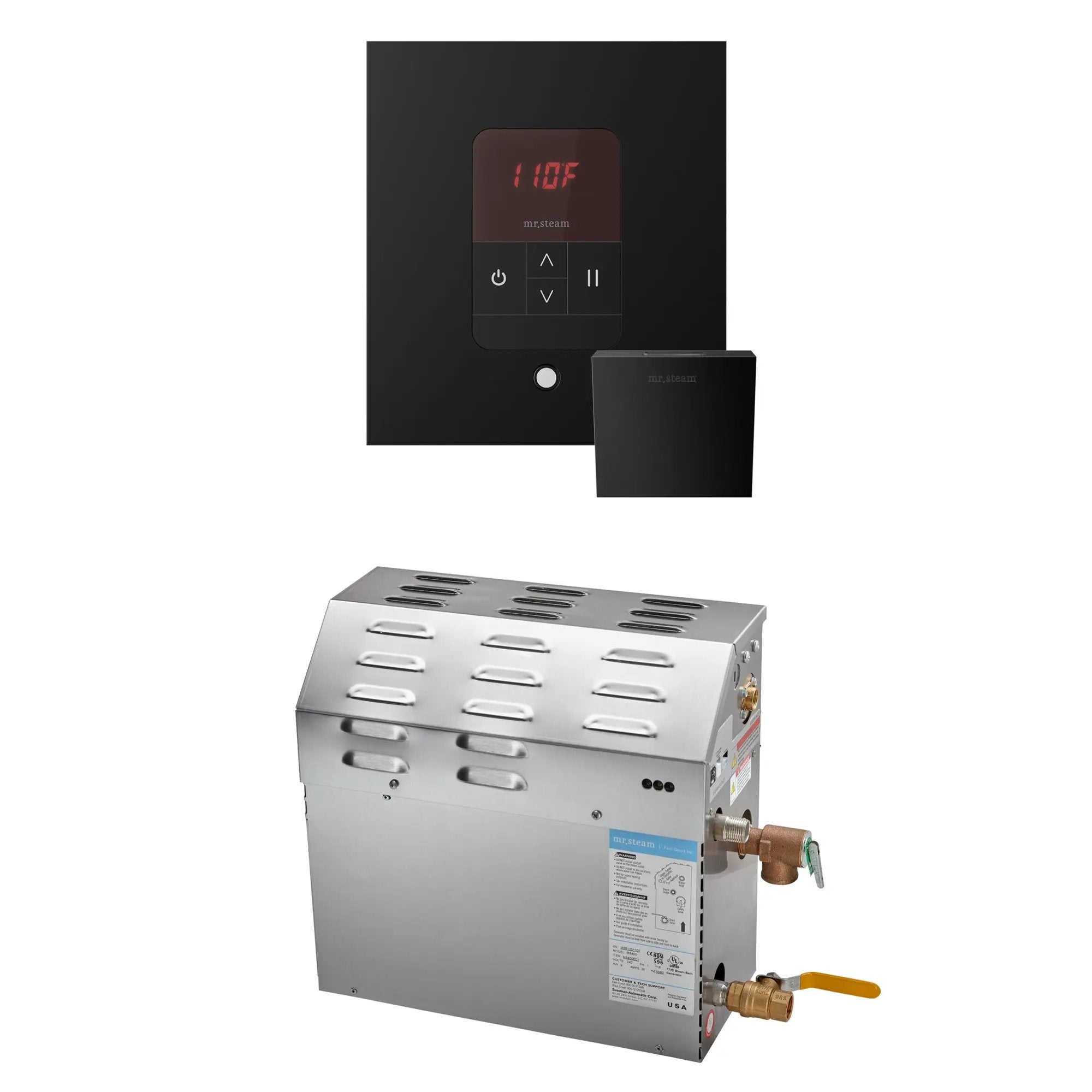 Mr Steam MS 10 kW Steam Shower Generator Package with Square iTempo Control by Mr Steam