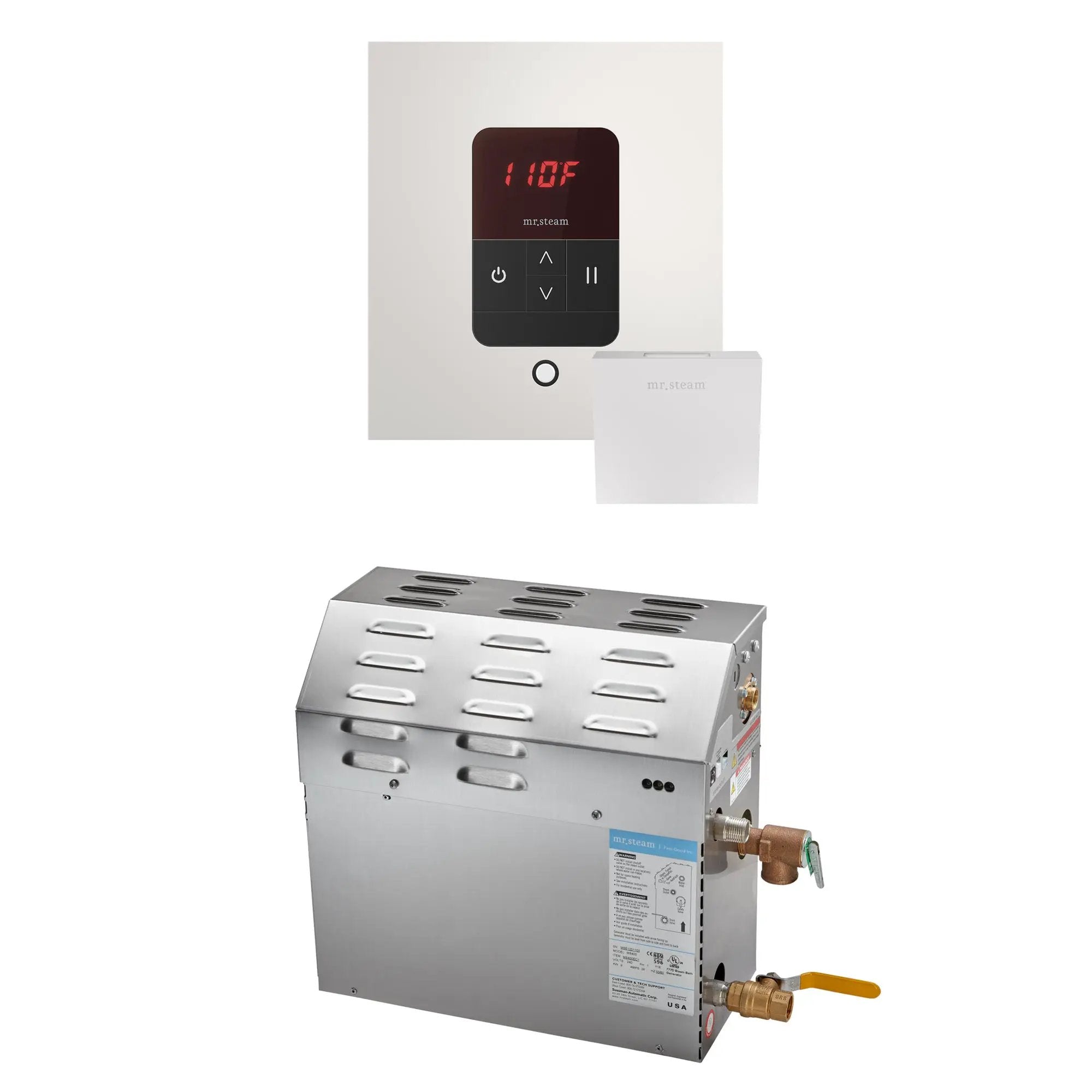 Mr Steam MS 10 kW Steam Shower Generator Package with Square iTempo Control by Mr Steam