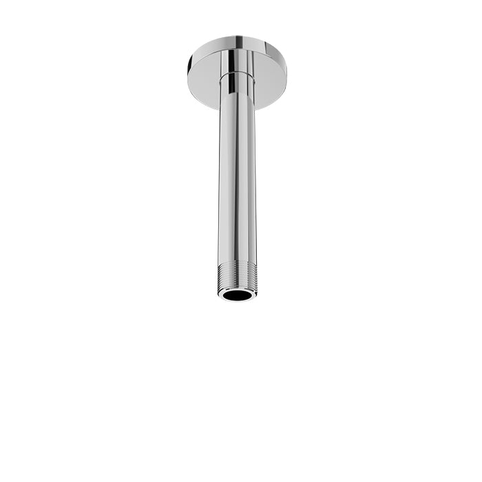 chrome shower arm