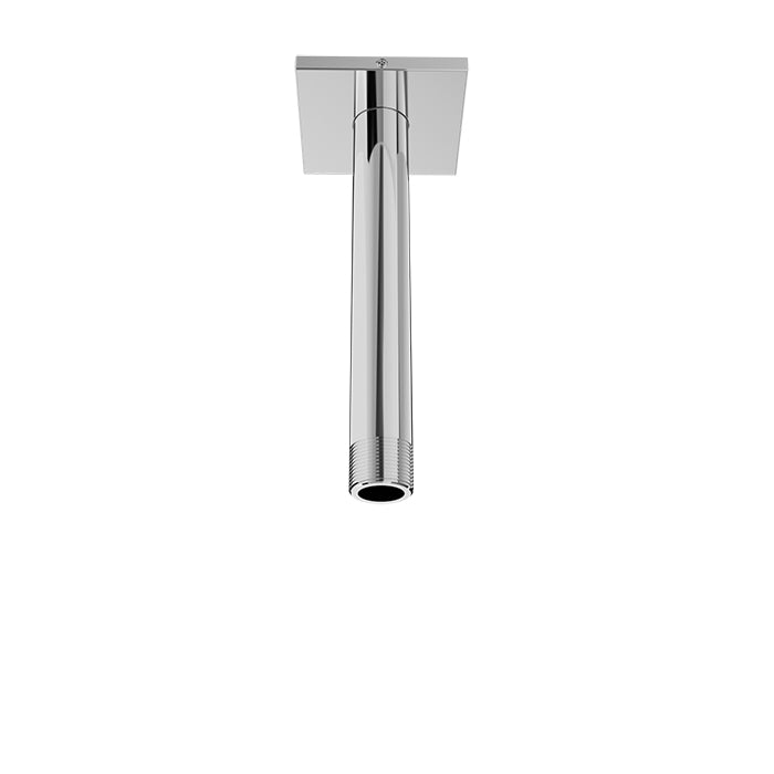 chrome shower arm