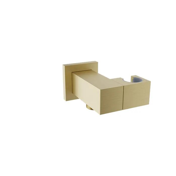 Baril Shower Components Wall Mounted Hand Shower Holder and Supply Elbow by Baril