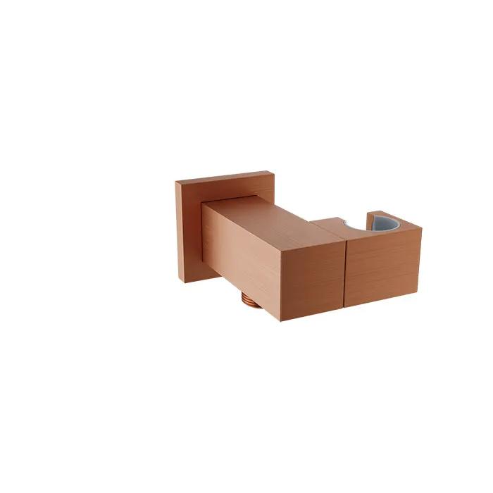 Baril Shower Components Wall Mounted Hand Shower Holder and Supply Elbow by Baril