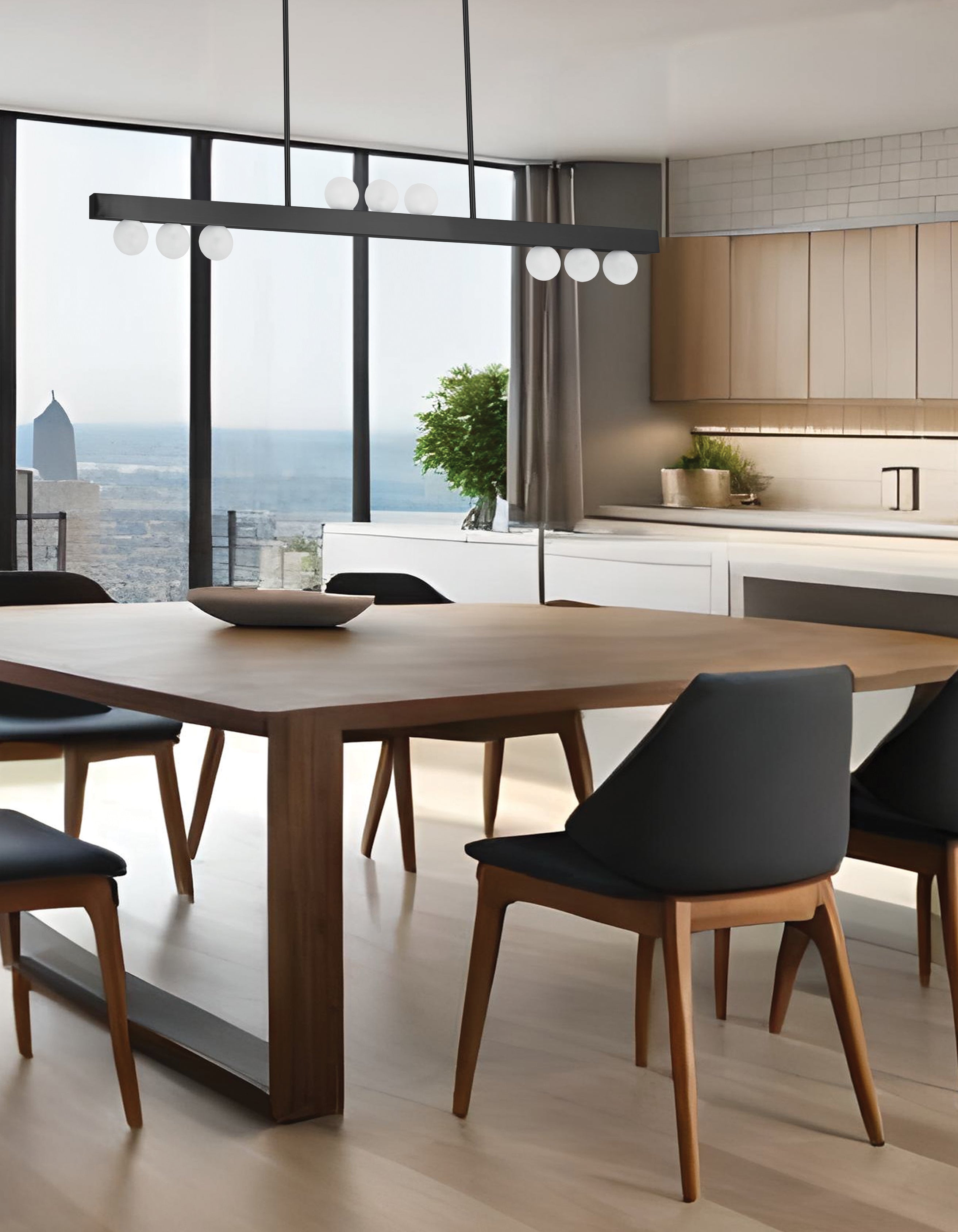 matte black pendants