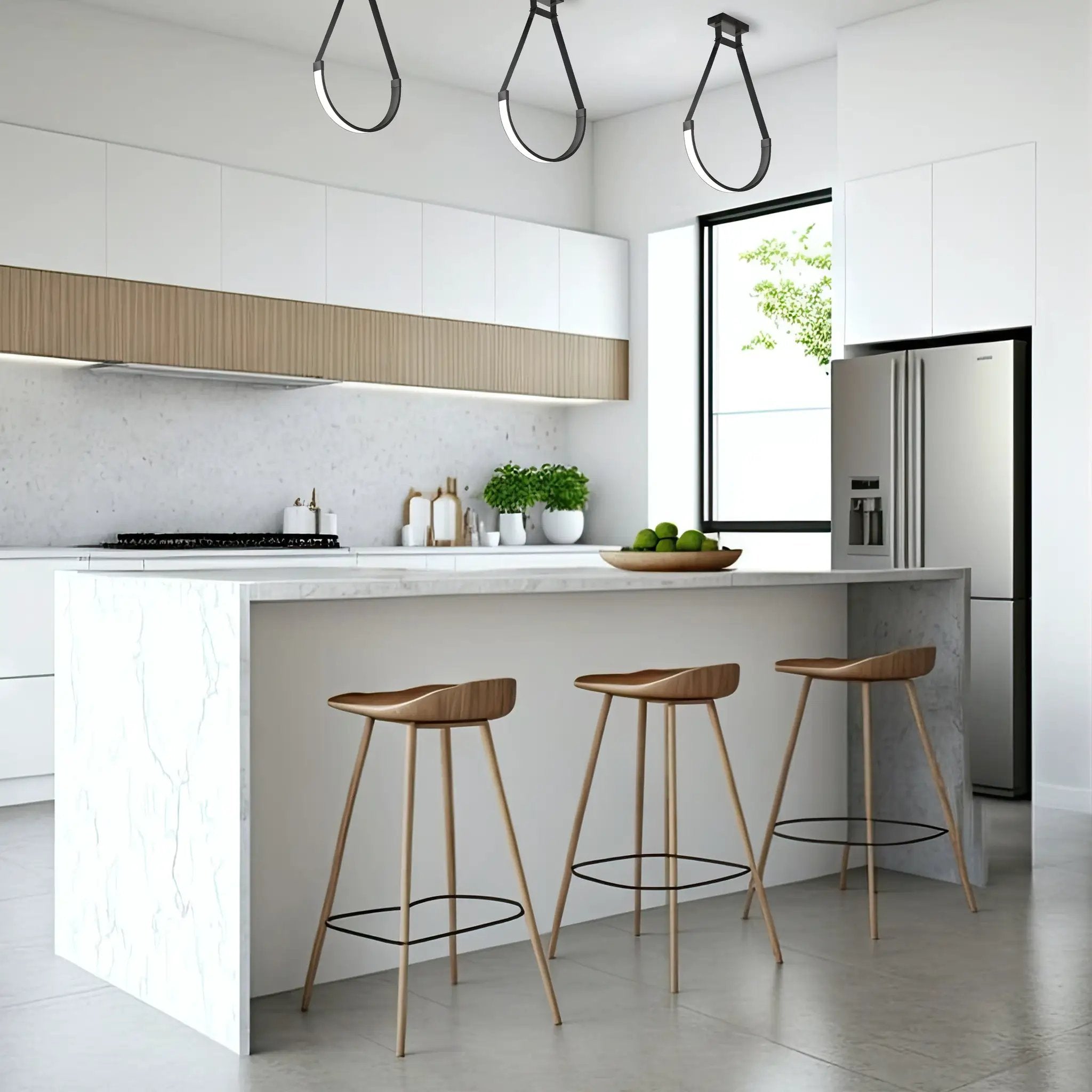 matte black pendants