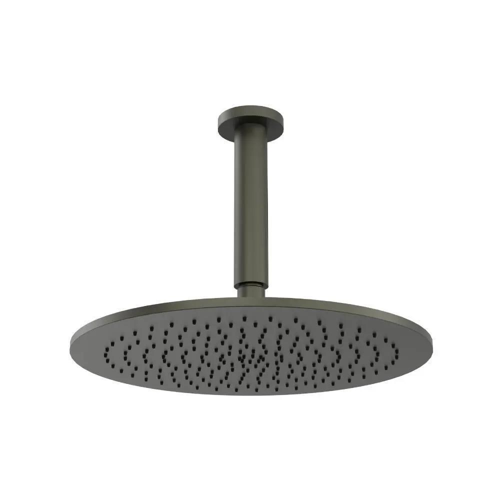 Flusso 12" Rain Head with 6" Ceiling Mount Arm by Flusso