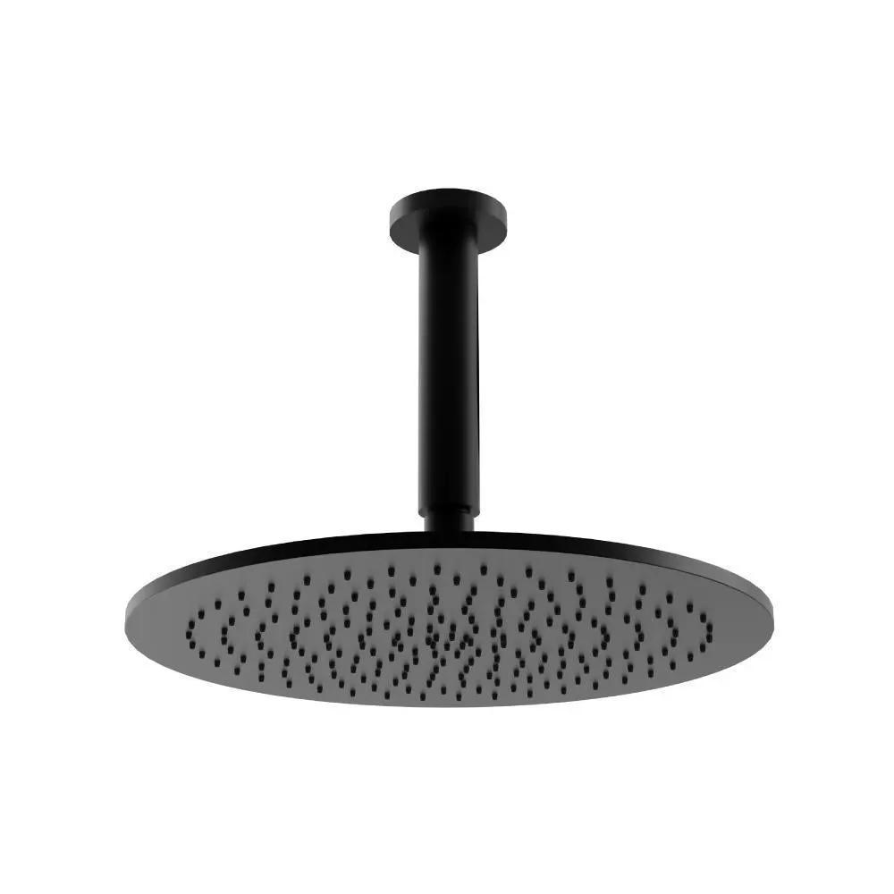 Flusso 12" Rain Head with 6" Ceiling Mount Arm by Flusso