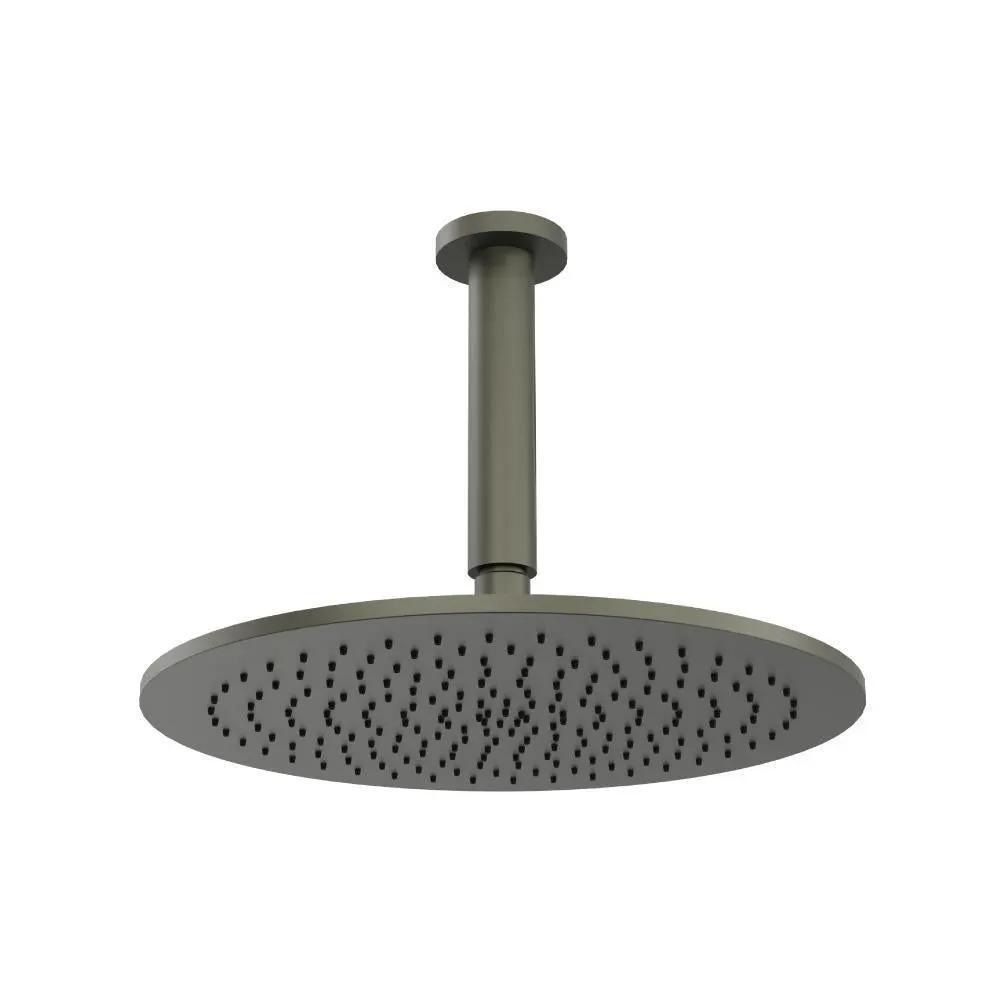 Flusso 12" Rain Head with 6" Ceiling Mount Arm by Flusso