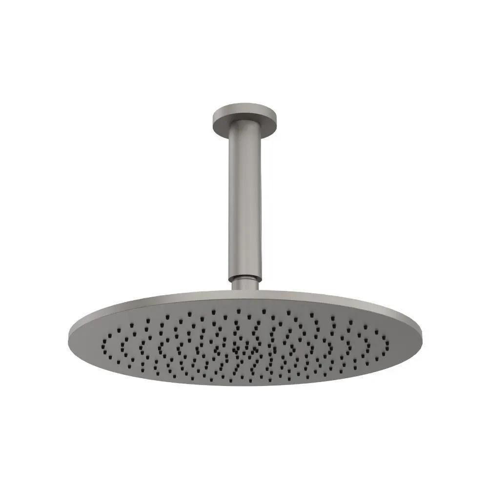 Flusso 12" Rain Head with 6" Ceiling Mount Arm by Flusso