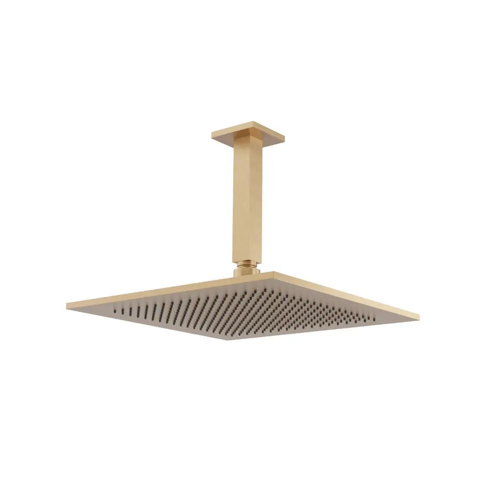 Flusso 12" Rain Head with 6" Ceiling Mount Arm by Flusso