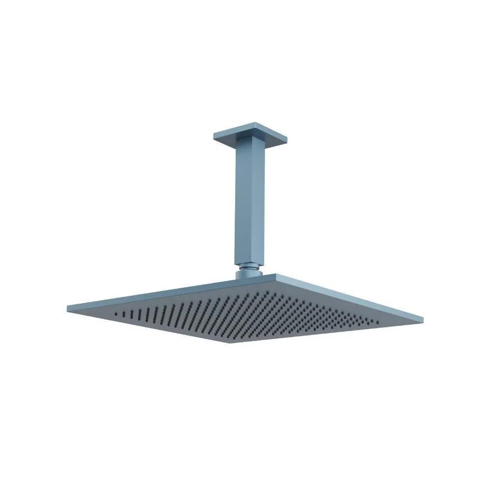 Flusso 12" Rain Head with 6" Ceiling Mount Arm by Flusso